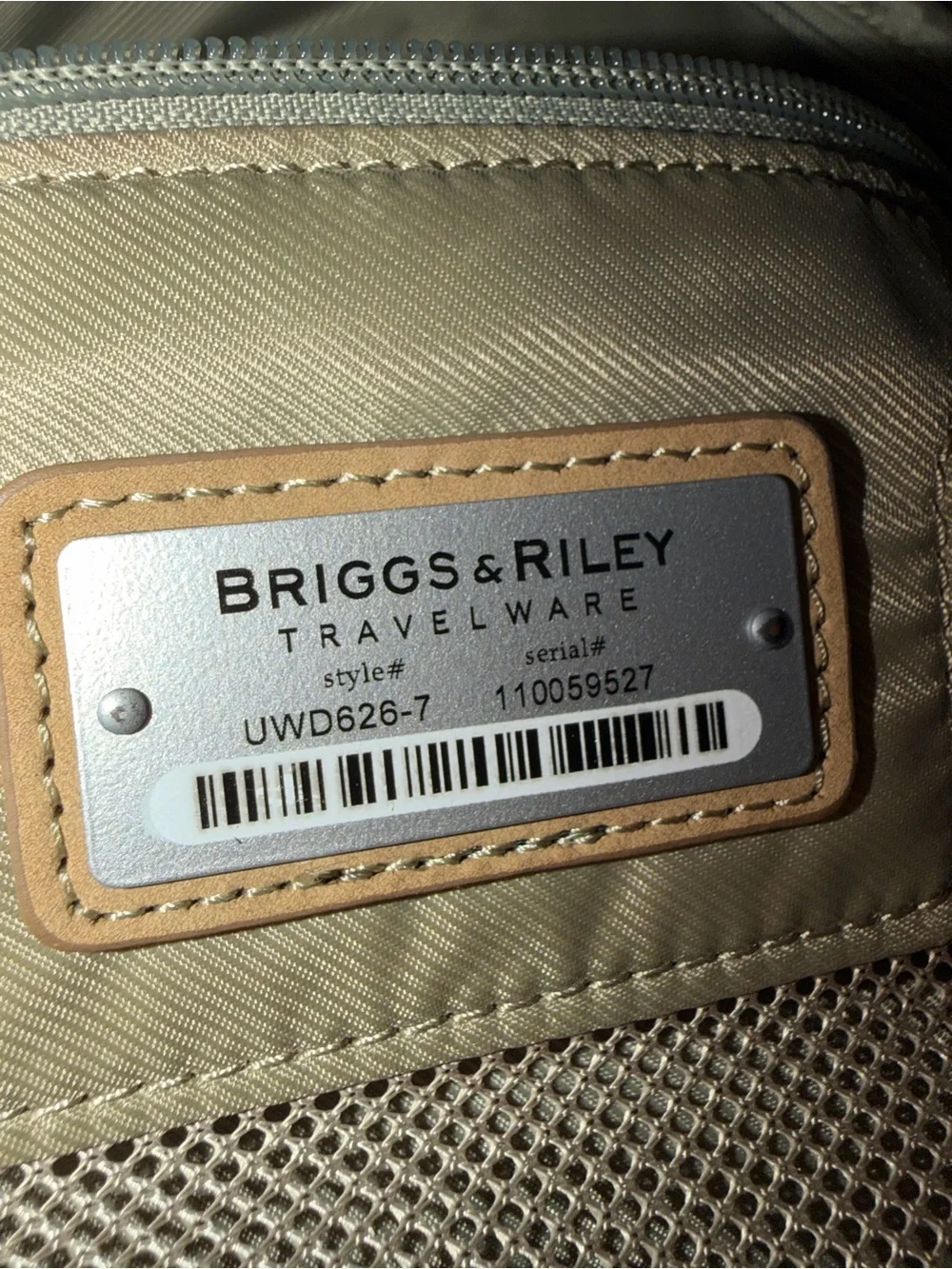Briggs & Riley Baseline Large Two-Wheel Duffle Bag.